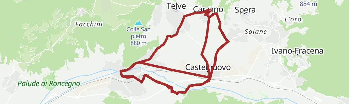 Route map: Roadbike - Coppa Rosa Gran Premio dei Direttori Sportivi
